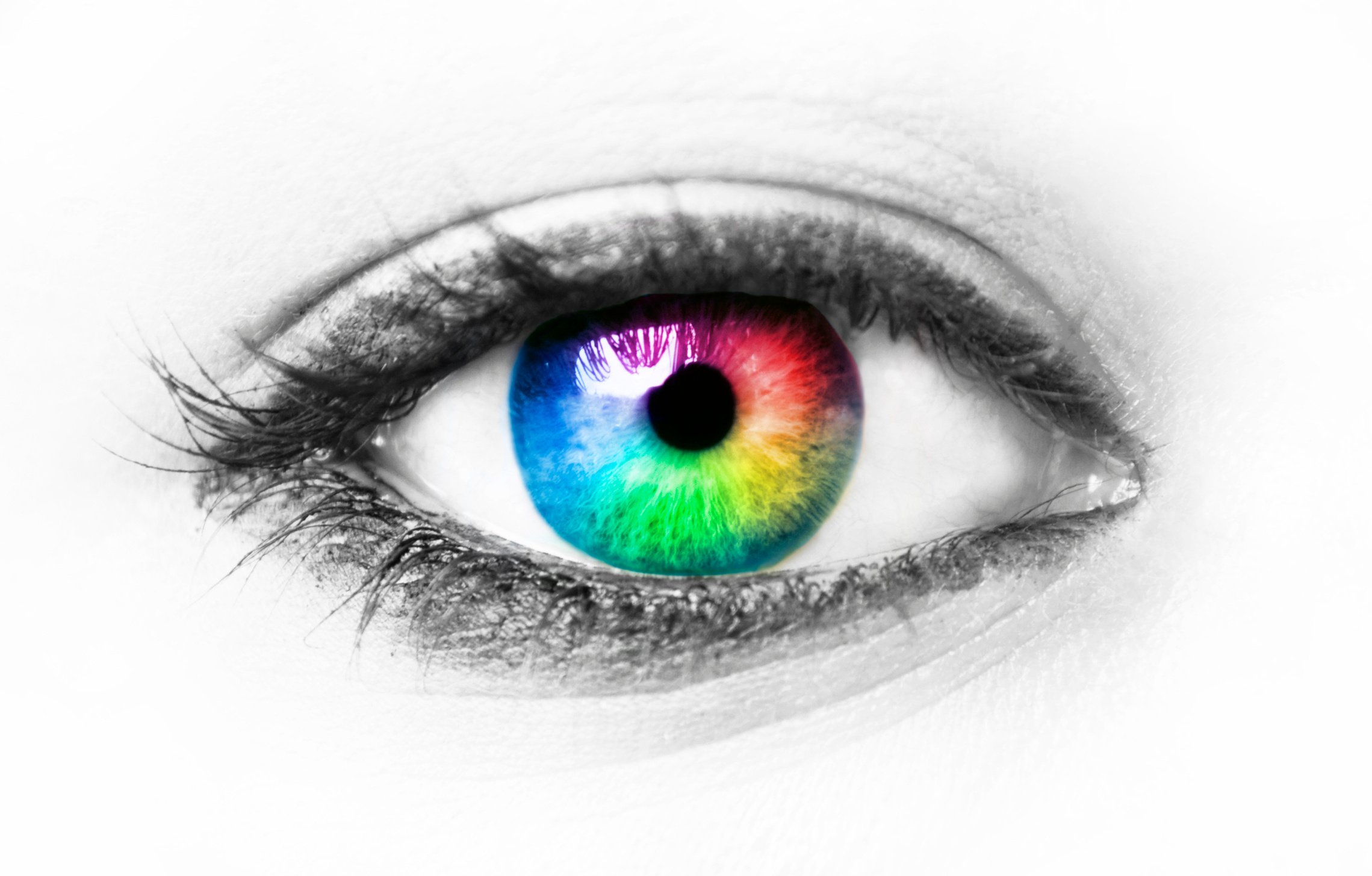 Colorful eye